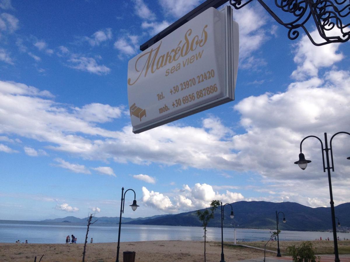 Vrasná Makedos Sea View 아파트 외부 사진